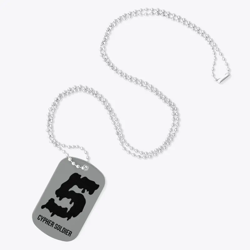 Cypher Soldier Dog Tag